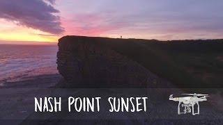 Nash Point Sunset - Cinematic Drone footage