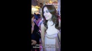 [Eng Sub] Kim excited about KimmyStationWorld clip by Baa Por