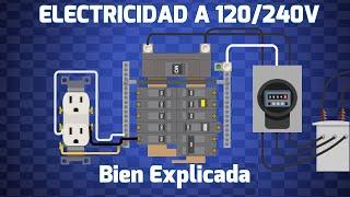 Como funciona la Electricidad en 120V y 240 Voltios - Bien explicada !