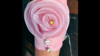 Rose sleeve design/ blouse sleeve design/ blouse ki baju design/ baju design cutting and stitching