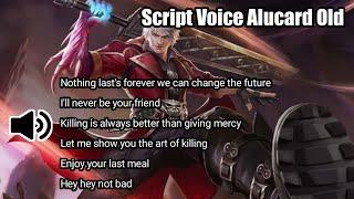 Script Voice Alucard Old | Mobile legends