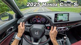 2025 Honda Civic Si - NEW Features, Same 6-Speed Manual (POV Binaural Audio)