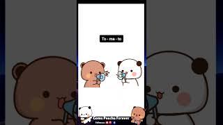 Bubu learn english words ? | Bubu Dudu | Goma Peach |Animation | Cute couple