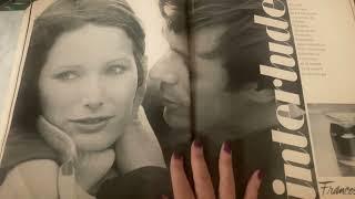 ASMR Vintage Magazine Flip Through 1973 Town and Country
