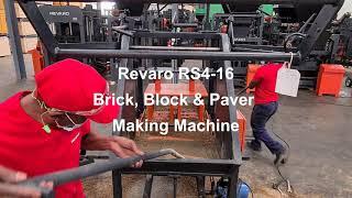 Revaro RS4-16 Brick, Block & Paver Making Machine