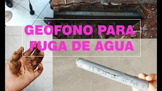 ¿Cómo detectar una fuga de agua?-GEÓFONO