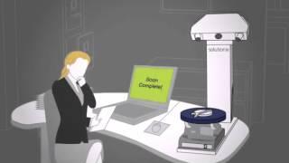eQuality Tech 3d Scanner Rexcan CS Plus, the automatic 3D scanning system