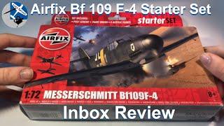 Simple And Detailed? - New Tooled 1/72 Scale Airfix BF 109 F-4 Starter Set - Inbox Review