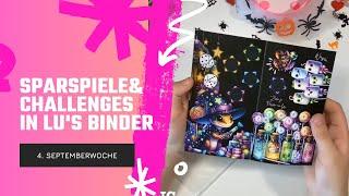 Sparspiele & Challenges | 4. Septemberwoche | Lu schließt Challenges ab | #umschlagmethode