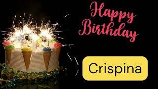 Happy birthday Crispina