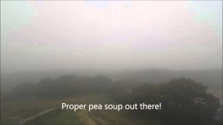 Pea soup flying