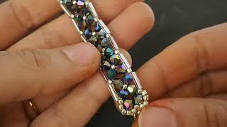 Easy seed bead bracelet tutorial/Seed beading for beginners/Bracelet ideas with beads/Seed bead