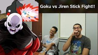 Goku vs Jiren Stick Fight Reaction!!