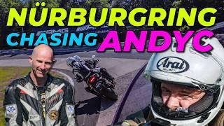 Racing a 2-up Ducati Multistrada V4RS on the Nürburgring Nordschleife