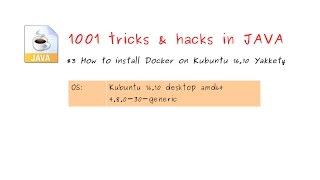 #3 How to install Docker on Kubuntu 16.10 Yakkety using APT