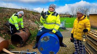 PLANÄNDERUNG: Aus Stehtisch wird Feuertonne – warum die spontane Entscheidung? ️