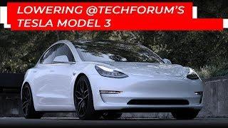 Lowering Tech Forum's Custom Tesla Model 3