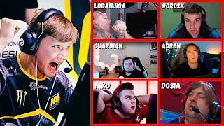 PRO PLAYERS REACT TO S1MPLE PLAYS PART 2.