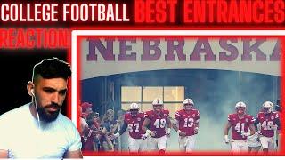 BRITISH GUY REACTS TO COLLEGE FOOTBALL *Best Entrances In College Football*