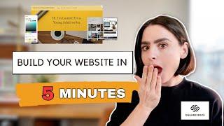 How to Build Your Author Website with Squarespace — in 5 Minutes!