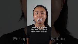 Lip plumping exercise. How to Lip Pulse with Facefit #facialfitness #lipplumper # #shortvideo