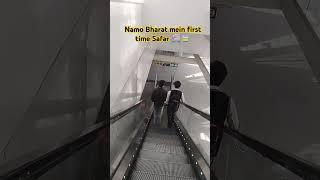 namo Bharat metro mein pahla Safar I am so happy