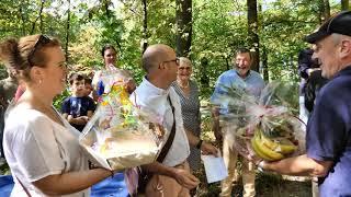 Eröffnung des Fliegenpilzspielplatzes im Wildpark