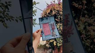 Akrilik kapı resmi | Kağıt üzerine akrilik resim | #artvlog #acrylicpainting