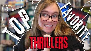 My top 15 thriller books of ALL TIME  | thriller book recommendations