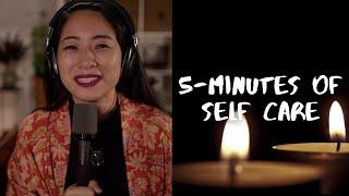 5-minute Self-Care Meditation with Ambient Cello | The Wong Janice