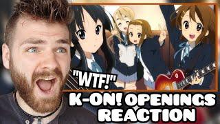 First Time Reacting to "K-ON! Openings (1-4)" | NEW ANIME FAN! REACTION!