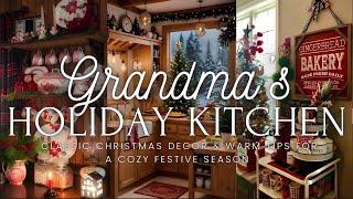 Grandma’s Holiday Kitchen Secrets: Classic Christmas Decor & Warm Tips for a Cozy Festive Season 