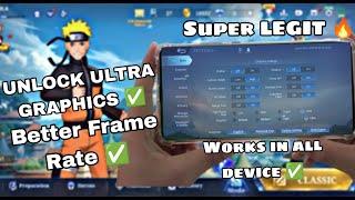 UNLOCK ULTRA GRAPHICS 120Fps  MLBB TUTORIAL 2025 ( SUPER LEGIT )