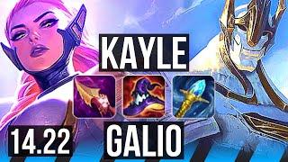 KAYLE vs GALIO (MID) | 6/2/10 | NA Grandmaster | 14.22