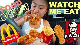 FAST FOOD MUKBANG! CRISPY CHICKEN // Watch Me Eat | THERESATRENDS