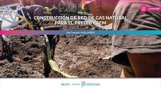 Licitación pública |  Construcción de red de gas en predio CAEM de Villa Tranquila en #Avellaneda