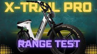 How Far Will it Go? BANDIT X-Trail Pro RANGE TEST!!! 40AH Dual Motor E-Bike
