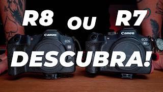 CANON R8 vs CANON R7 | Qual é a MELHOR pra VOCÊ? [Comparativo COMPLETO]