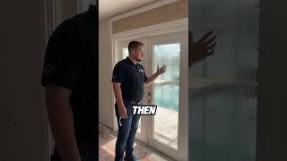DID YOU KNOW? Gas between window panes insulates. If the seal leaks, condensation forms inside!