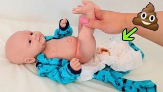 Silicone Baby Boy Exploding Diaper Change Videos