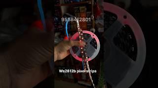 WS2812B LED strips light