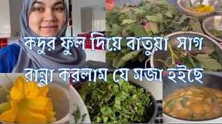 আমার পছন্দের শাক রান্না করলাম য়ে মজা ঐইছে  | সিলেটি ভ্লগ