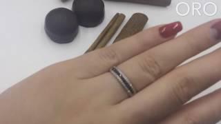 Бесподобное кольцо с сапфирами и бриллиантами