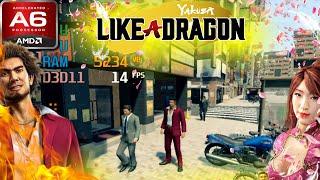 Yakuza: Like a Dragon (AMD A6, Radeon R4 Graphics) Low End PC (512MB)