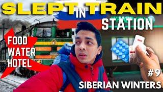 SLEPT on RAILWAY Station(Baikalsk, Russia) | Siberia Series | EP9