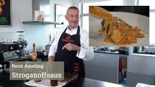 René Ameling prepares Stroganoff sauce