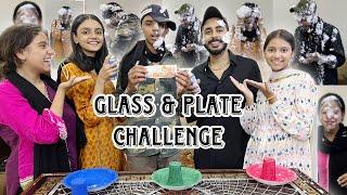 Glass & Plate Challenge || Sab Ko Snowman ️ Bana Diya || Sab Ke Sath Cheating Hoi