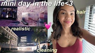 A DAY IN THE LIFE VLOG! realistic, hair apt, cleaning, talkative