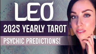 LEO 2025 TAROT READING | "WOW! A YEAR OF POSITIVE CHANGES!"