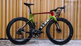 Biniam Girmay STUNNING World Championships bike with the flag of Eritrea  